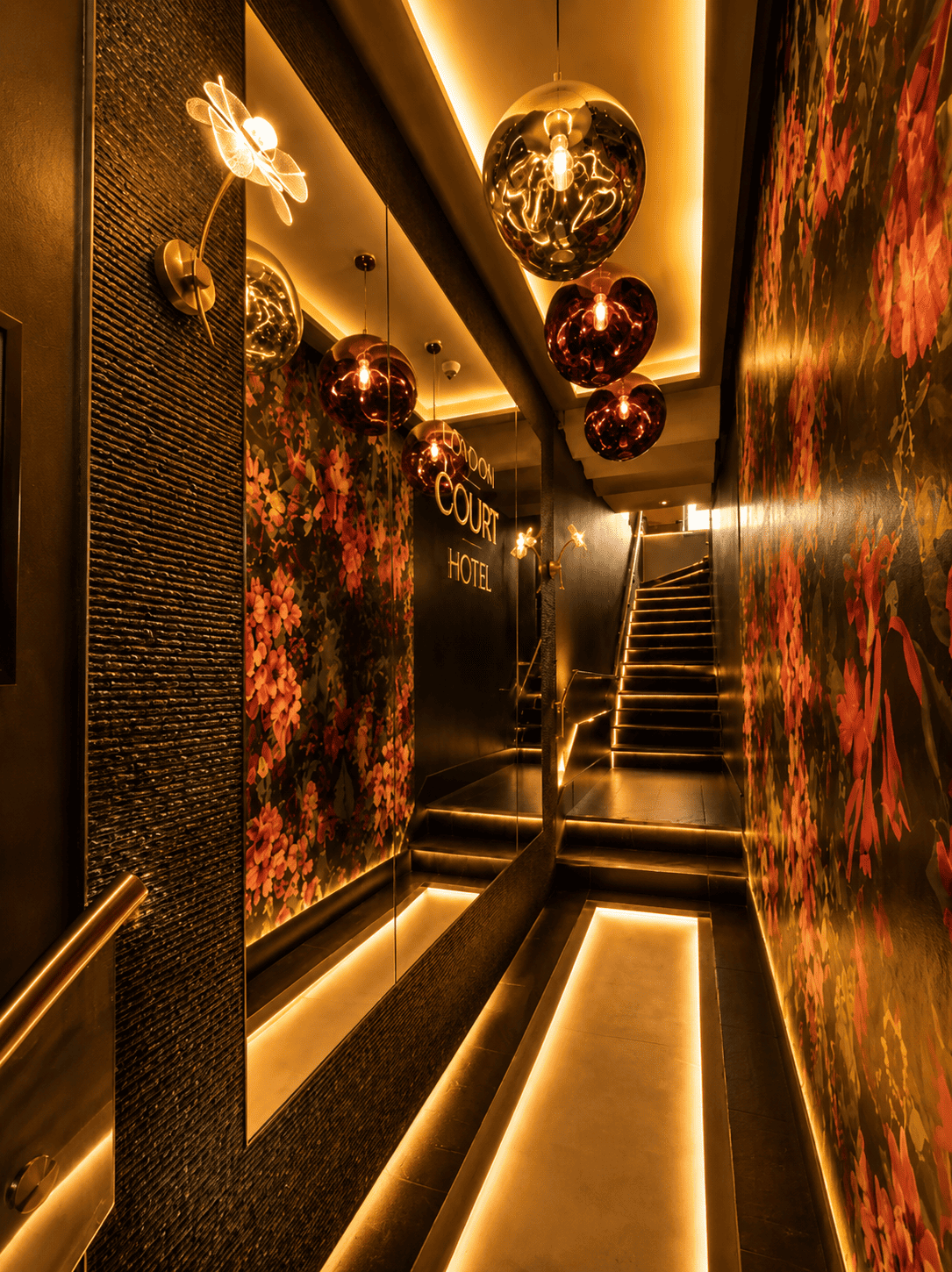 The welcoming entrance of London Court Hotel, an independent hotel in Earl's Court